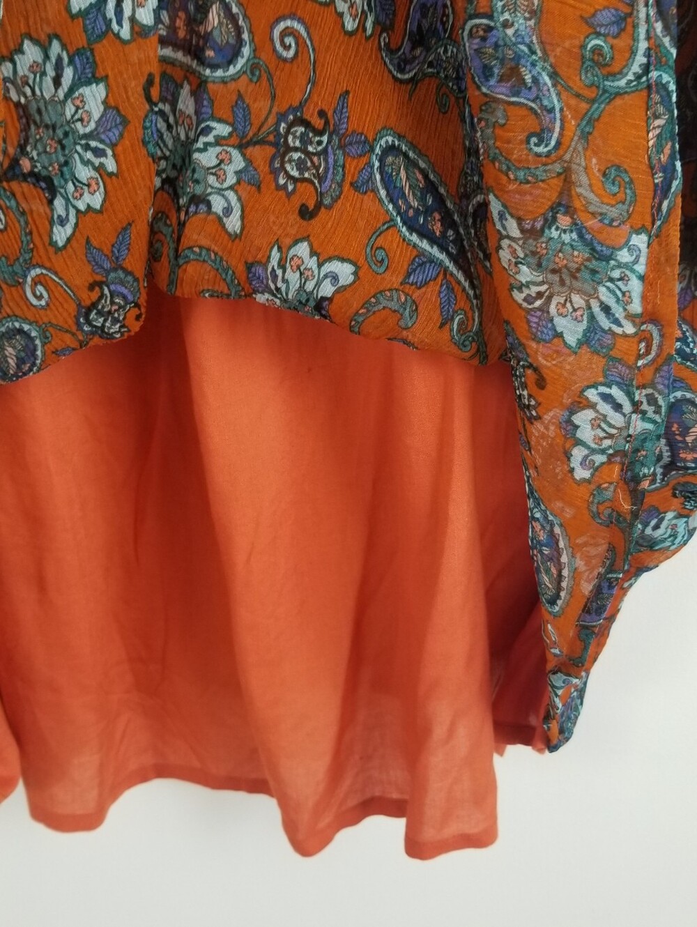 Sundance Artist Devine Rust Boho Western Embroidered Dress Large - Picture 6 of 7